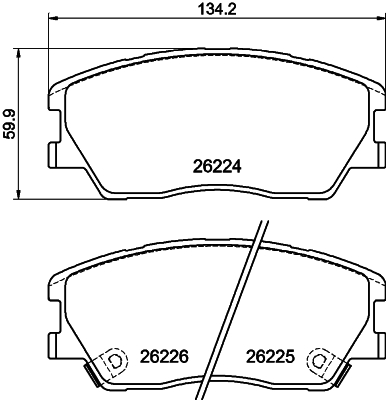 Remblokset Mintex MDB4272