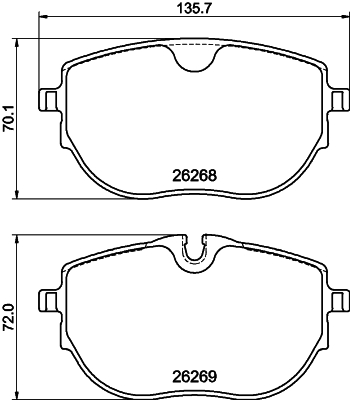 Remblokset Mintex MDB4283