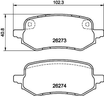 Remblokset Mintex MDB4286