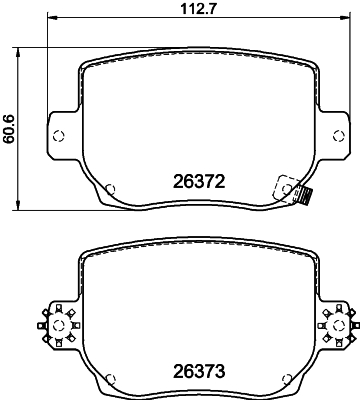 Remblokset Mintex MDB3476