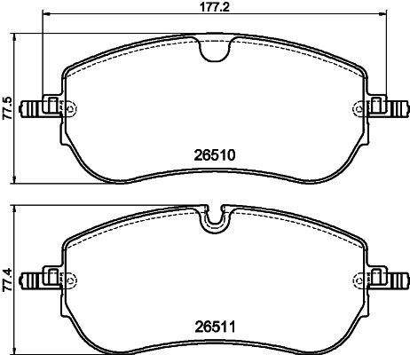 Remblokset Mintex MDB3501