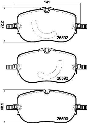 Remblokset Mintex MDB3514