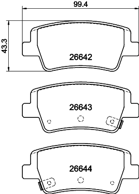 Remblokset Mintex MDB4323