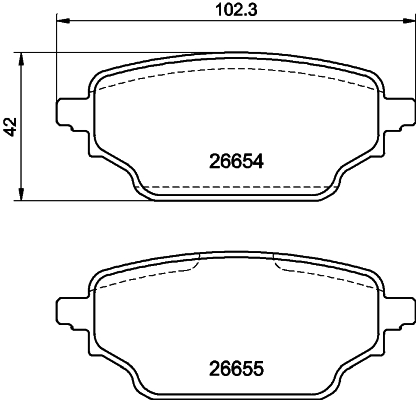 Remblokset Mintex MDB4321