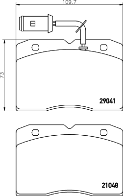 Remblokset Mintex MDB1644