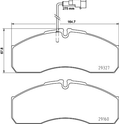 Remblokset Mintex MDB3205