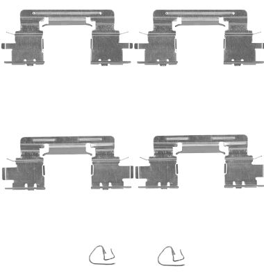 Rem montageset Mintex MBA1613