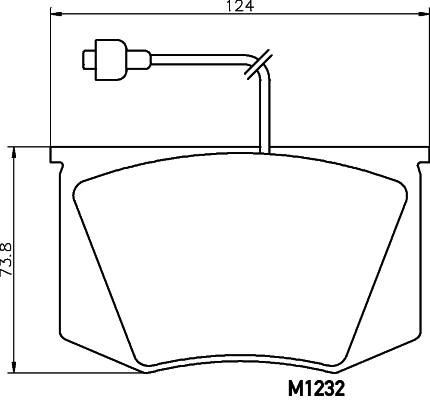 Remblokset Mintex MDB1232