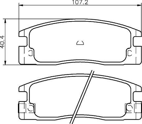 Remblokset Mintex MDB2348