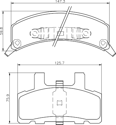 Remblokset Mintex MDB2412