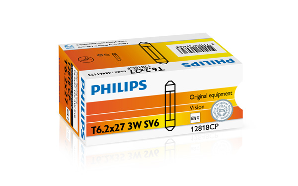 Gloeilamp, interieurverlichting Philips 12818CP