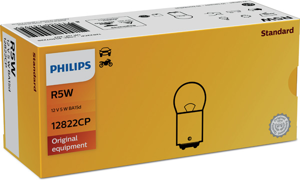 Gloeilamp, parkeer- / begrenzingslicht Philips 12822CP