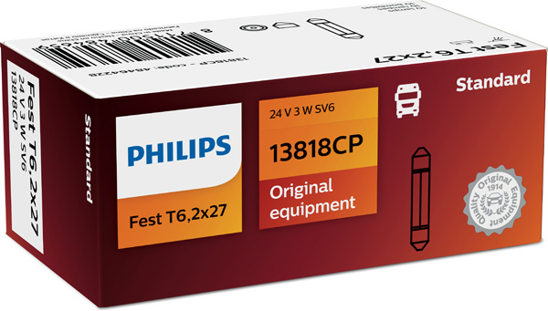 Gloeilamp, interieurverlichting Philips 13818CP
