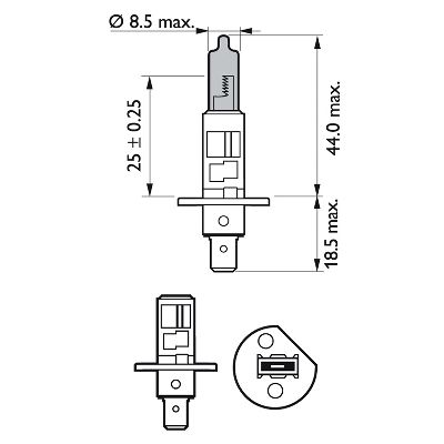 Philips Gloeilamp, bochtenlicht 12258WVUB1