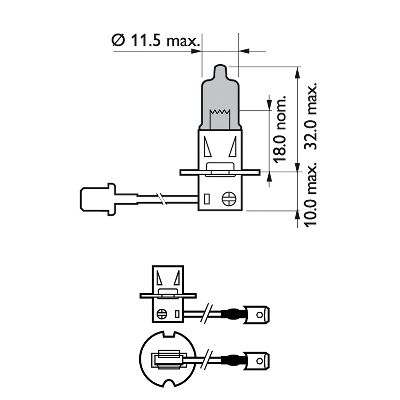 Philips Gloeilamp, bochtenlicht 12336WVUB1
