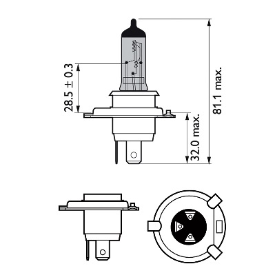 Philips Gloeilamp, verstraler 12342CVUBW