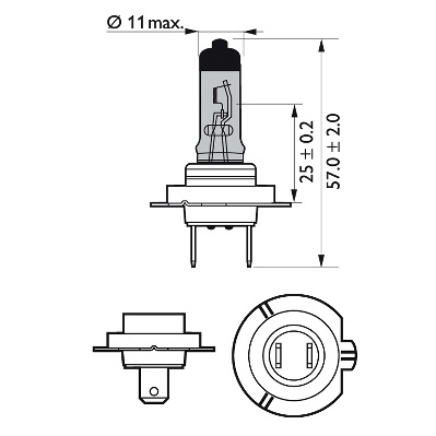 Philips Gloeilamp, bochtenlicht 12972WVUB1