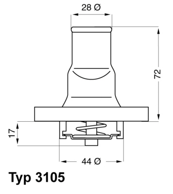 Thermostaat Wahler 3105.87D