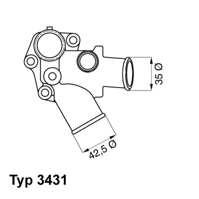 Thermostaat Wahler 3431.80D