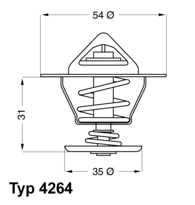 Thermostaat Wahler 4264.87D