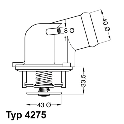 Wahler Thermostaat 4275.87D