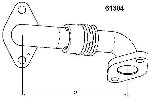 EGR-klep Wahler 61384D