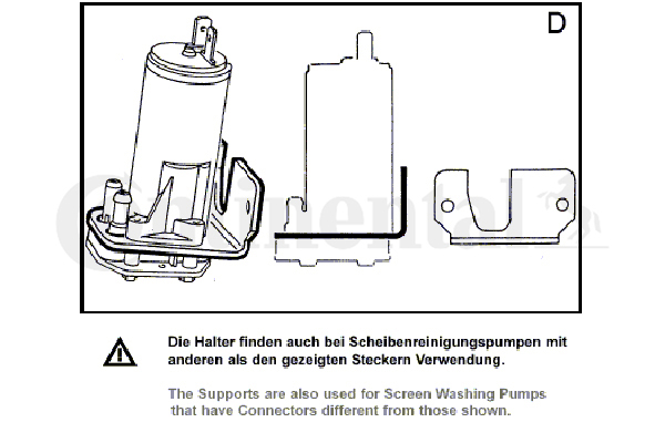 VDO Ruitensproeier pomp 246-075-023-004Z