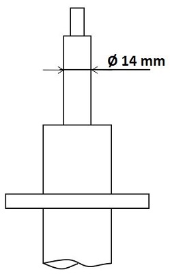 Schokdemper KYB 3418009