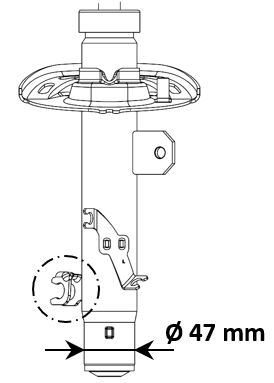 KYB Schokdemper 3338002