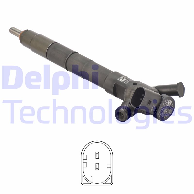 Verstuiver/Injector Delphi Diesel 28654963