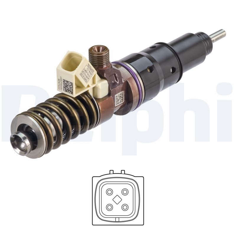 Verstuiver/Injector Delphi Diesel 42015557