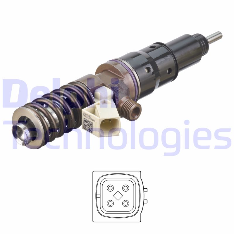 Verstuiver/Injector Delphi Diesel 42015558