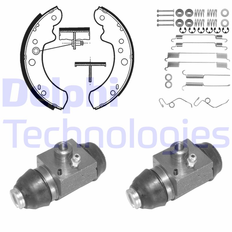 Remschoen set Delphi Diesel 887