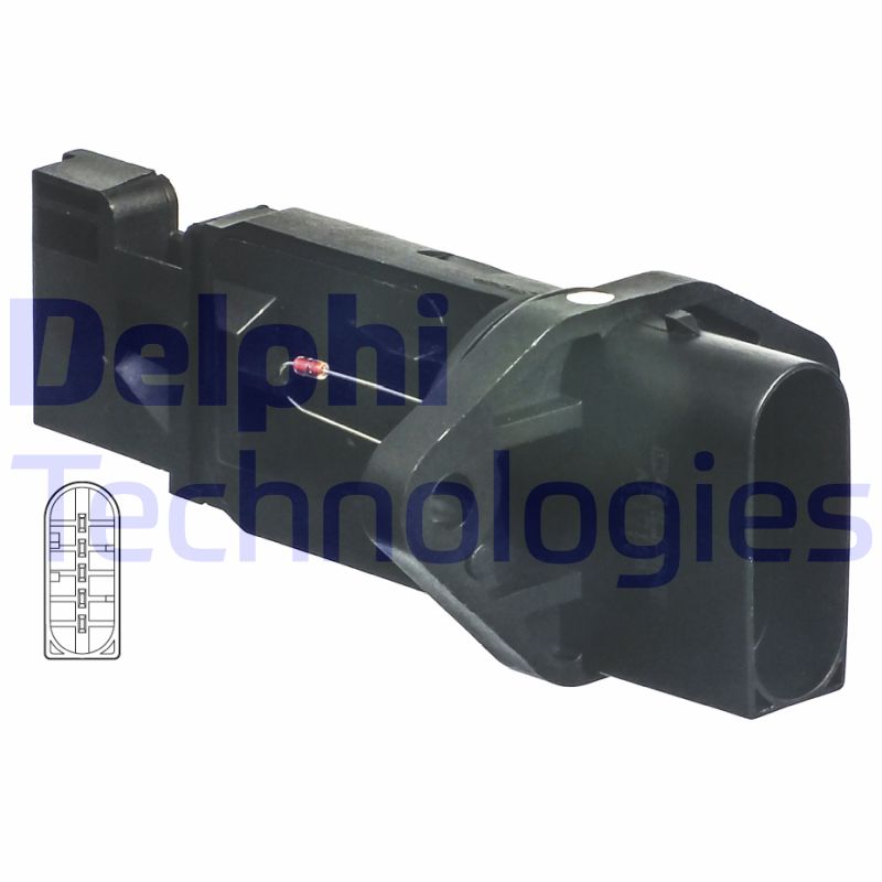 Luchtmassameter Delphi Diesel AF10156-11B1
