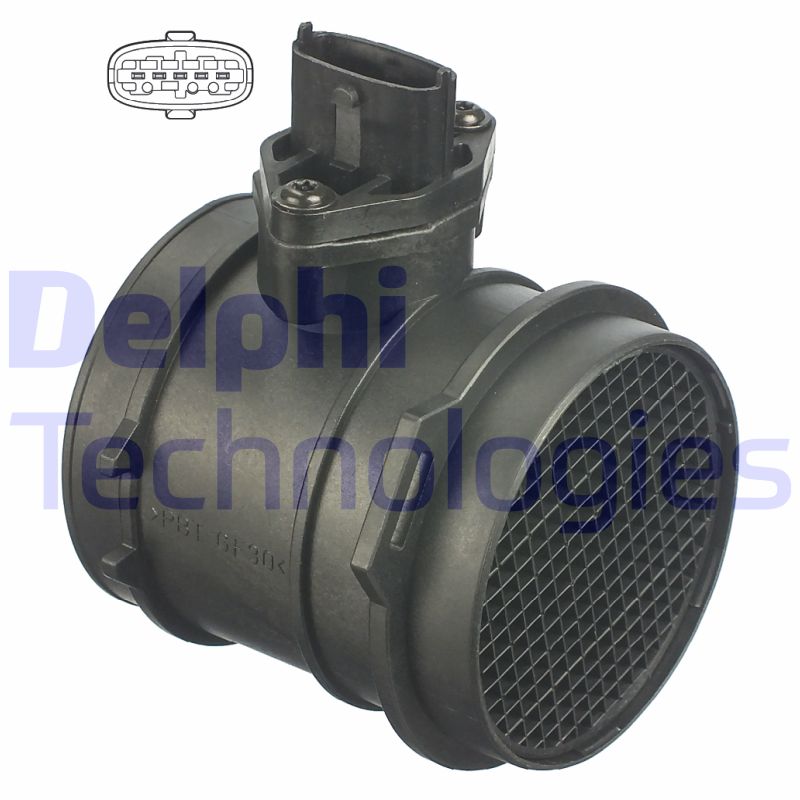 Luchtmassameter Delphi Diesel AF10295-12B1