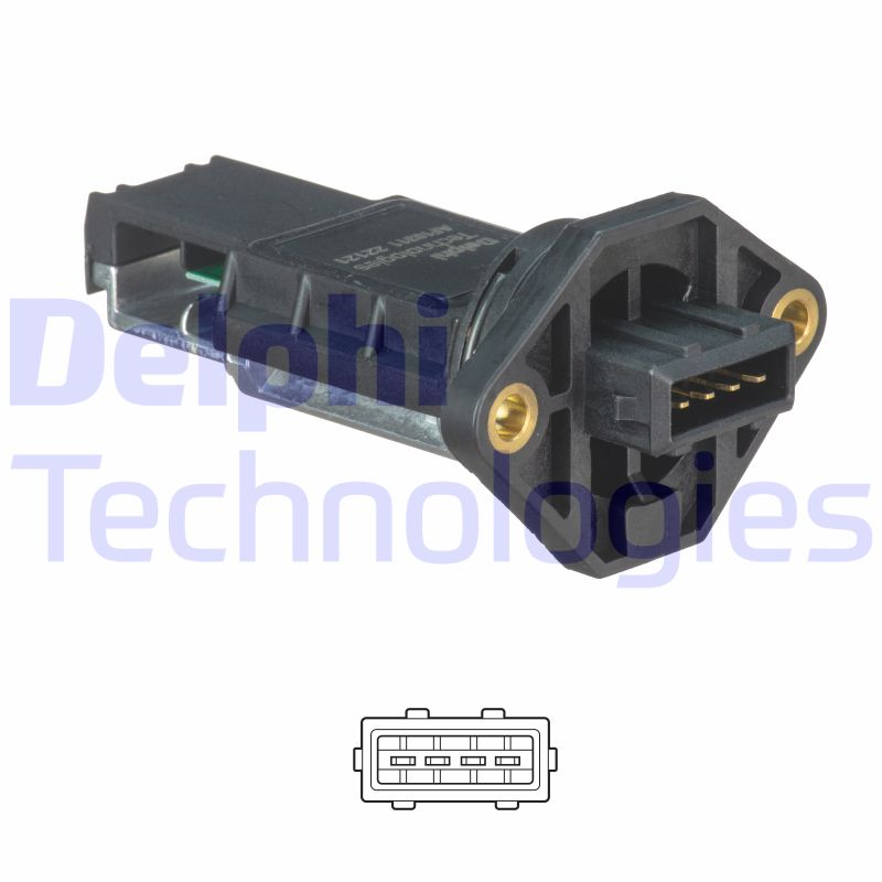 Delphi Diesel Luchtmassameter AF10311-12B1