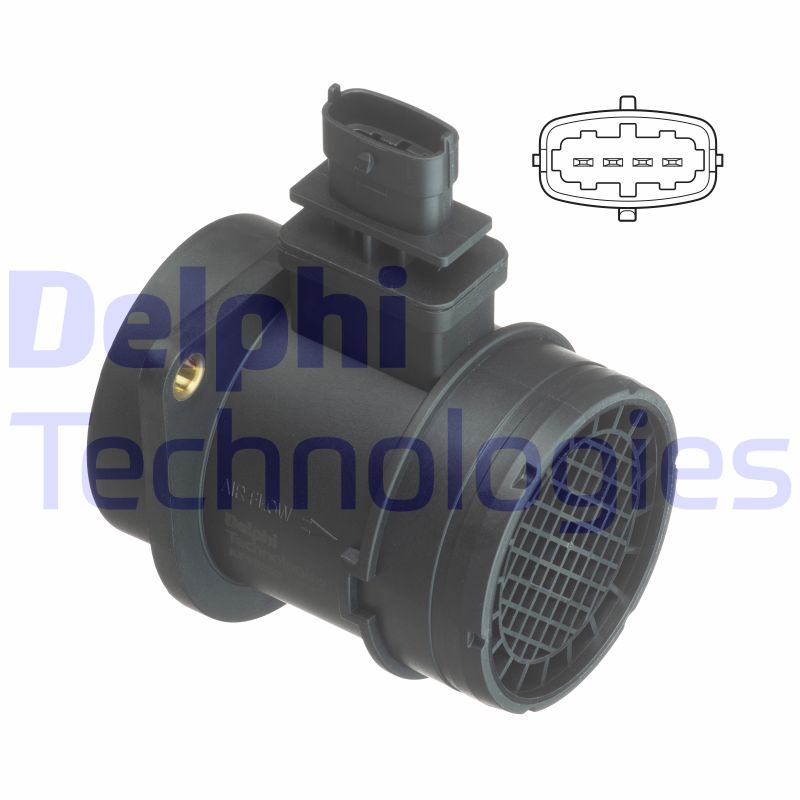 Luchtmassameter Delphi Diesel AF10399-12B1