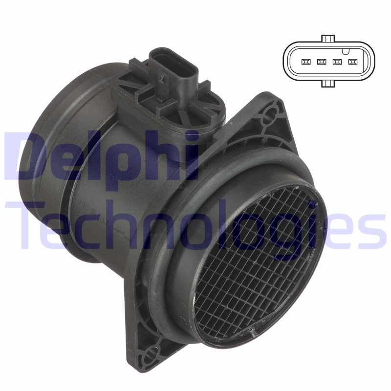 Luchtmassameter Delphi Diesel AF10418-12B1