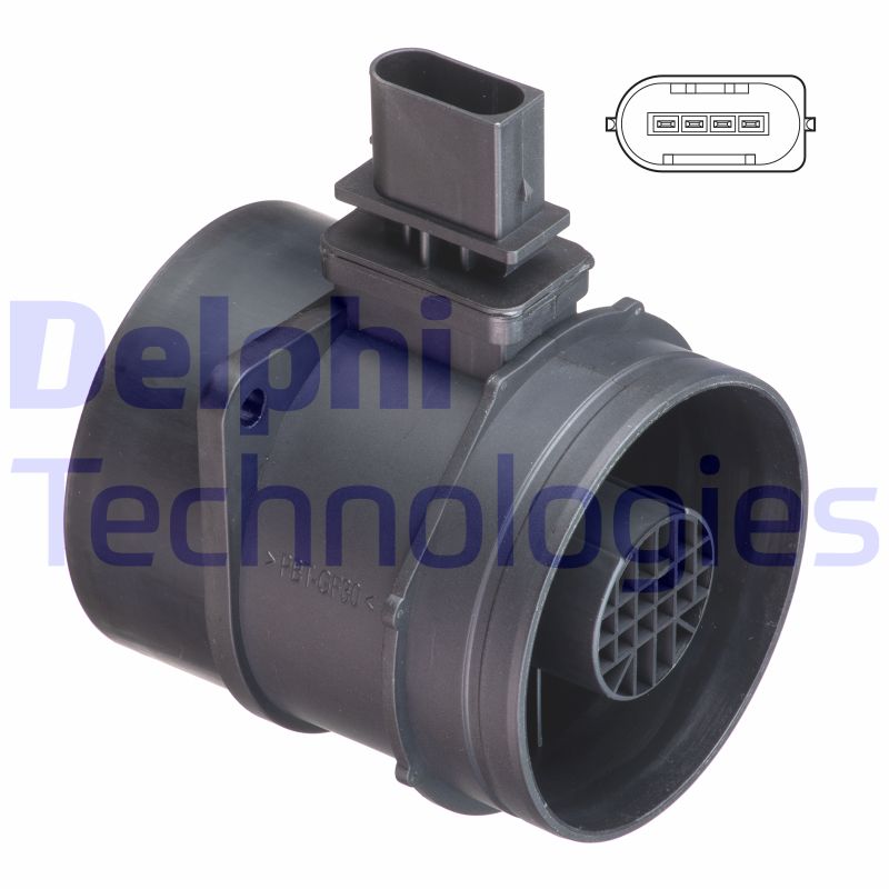 Luchtmassameter Delphi Diesel AF10430-12B1