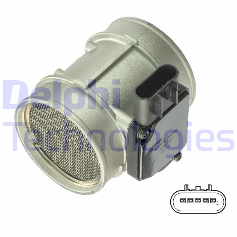 Luchtmassameter Delphi Diesel AF10495-12B1