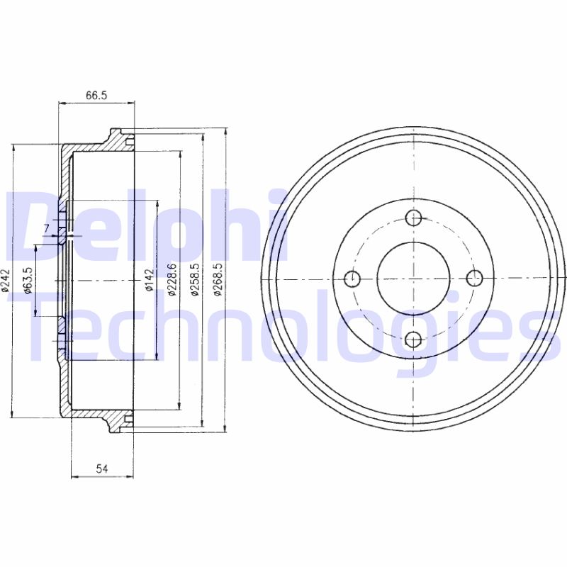 Remtrommel Delphi Diesel BF314