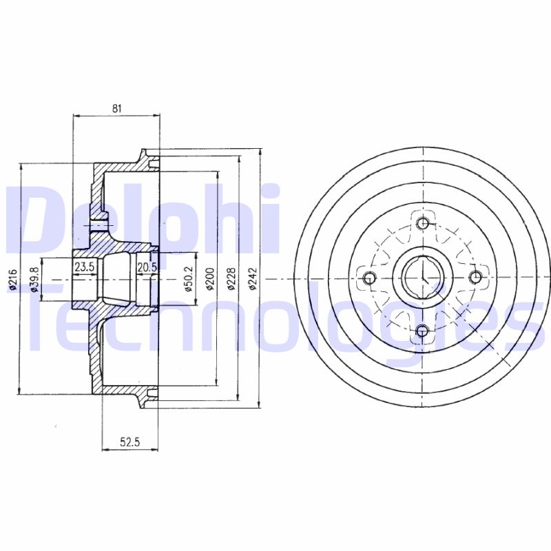 Remtrommel Delphi Diesel BF399