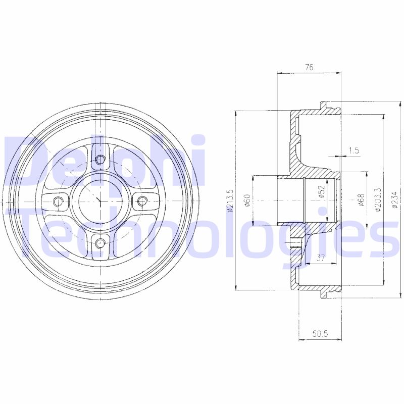 Remtrommel Delphi Diesel BF427