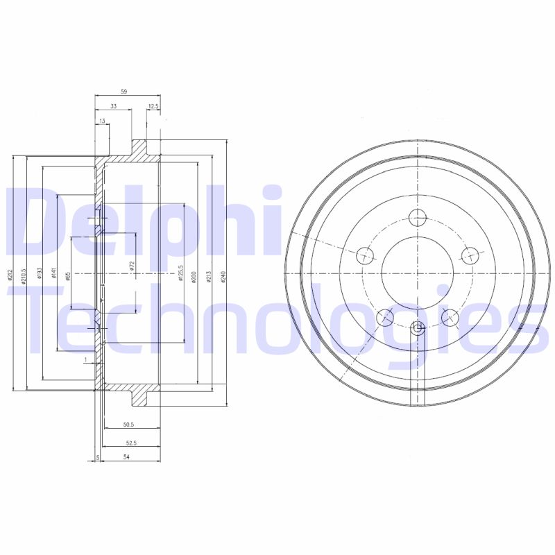 Remtrommel Delphi Diesel BF463