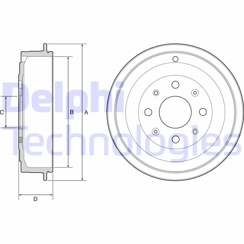 Remtrommel Delphi Diesel BF502