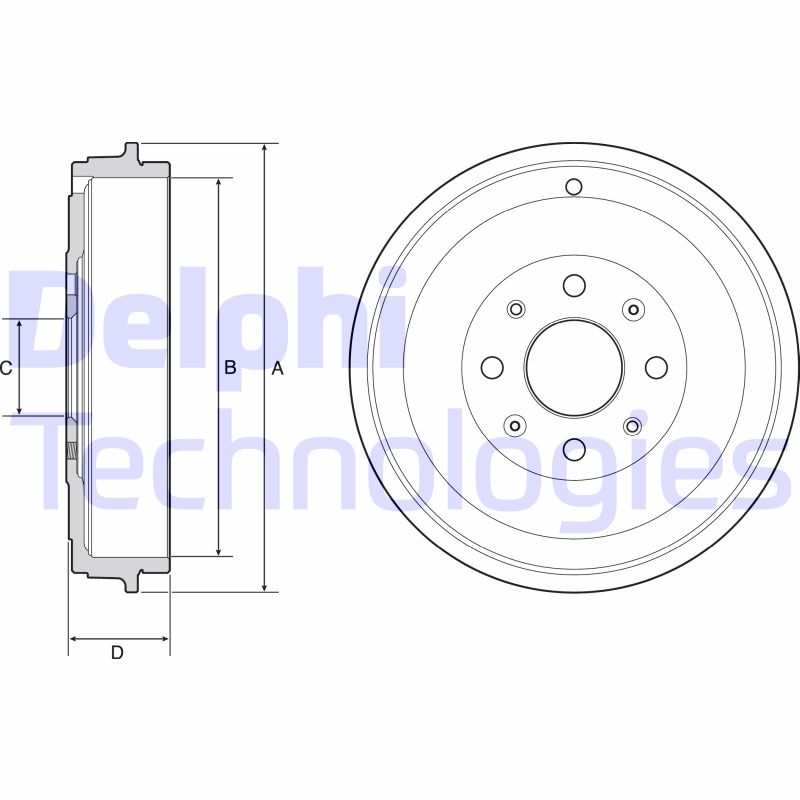 Remtrommel Delphi Diesel BF503