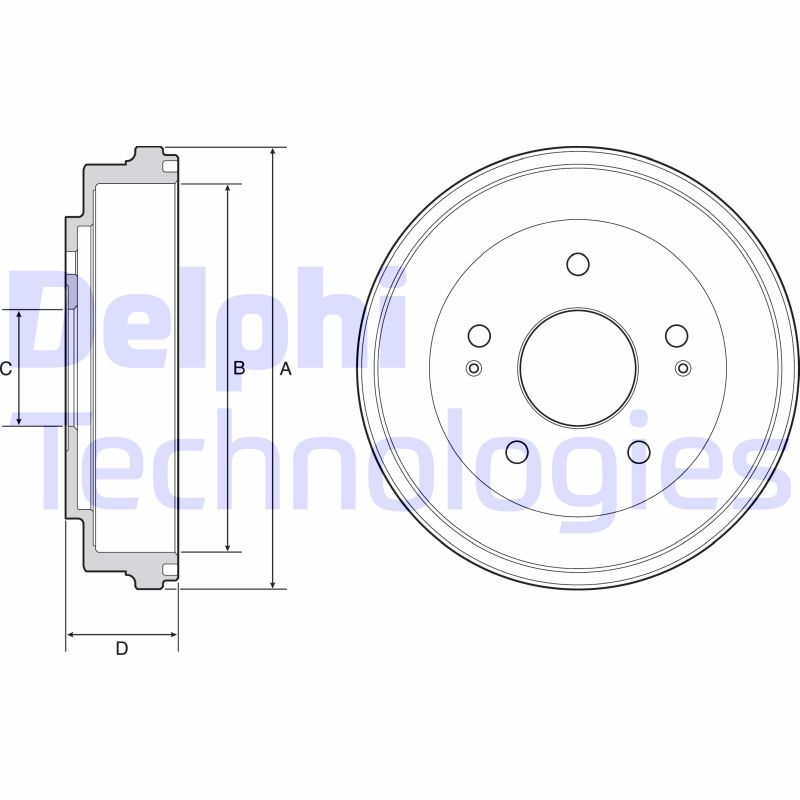 Remtrommel Delphi Diesel BF504