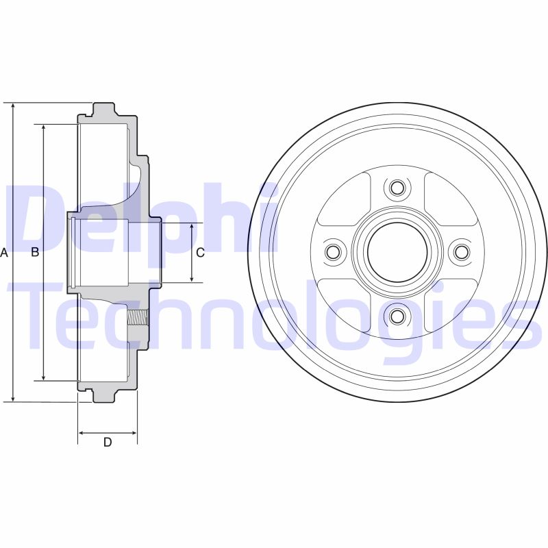 Remtrommel Delphi Diesel BF509