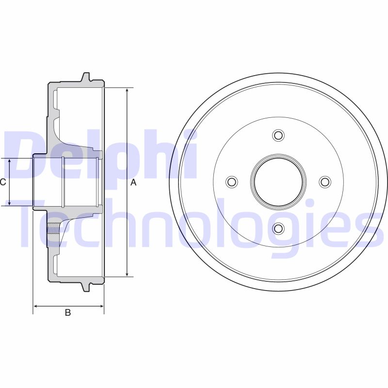 Remtrommel Delphi Diesel BF538
