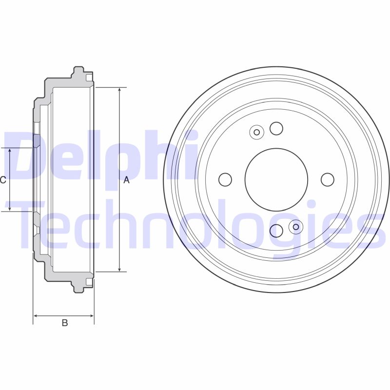 Remtrommel Delphi Diesel BF551